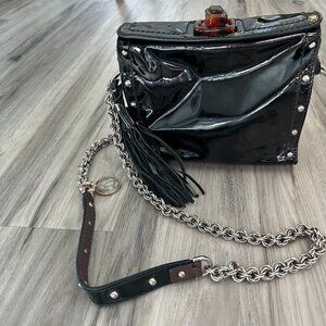 AUTHENTIC Lanvin Black Patent handbag
